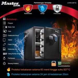 Master Lock LFW123FTC Brankas Extra Besar Digital Kombinasi Tahan Api
