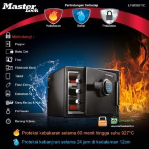 Master Lock LFW082FTC Brankas Besar Digital Tahan Api dan Air
